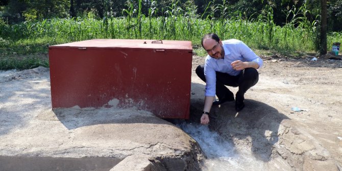 930 metreden çıkan termal su yatırımcıları bekliyor