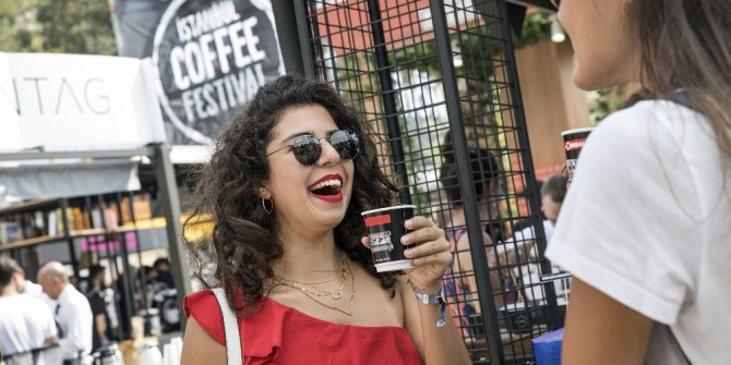Şehre kahve kokusu yayan festival başladı