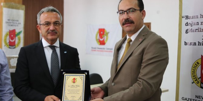 Gebze Belediyesi ve Kocaeli Gazeteciler Cemiyetinden Nevşehir Gazeteciler Cemiyetine destek