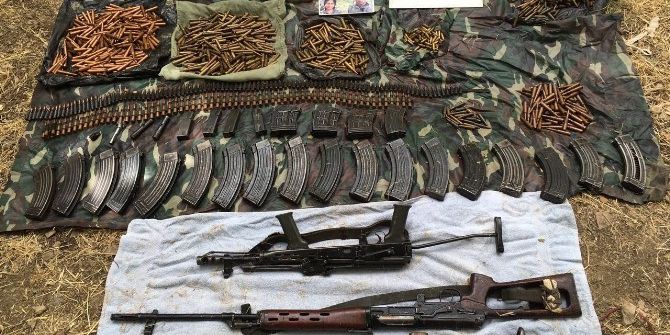 Beytüşşebap’ta Pkk’nın Silah Deposu Ele Geçirildi