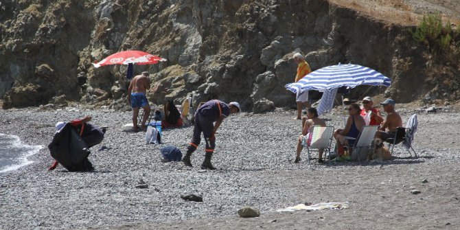 Karataş’da temizlik çalışması yapıldı