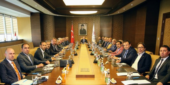 Kulüpler Birliği Vakfı’ndan Bakanlar Ağbal ve Bak’a ziyaret