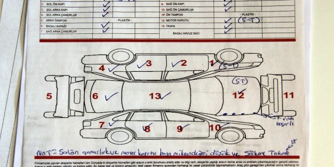 Sıfır kilometre aldığı otomobil hasarlı çıktı