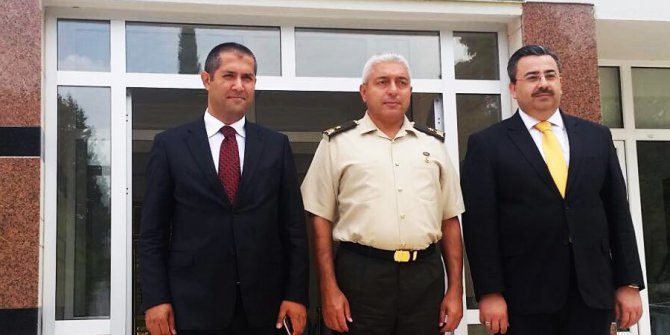 Tuğgeneral Can misafirlerini ağırladı