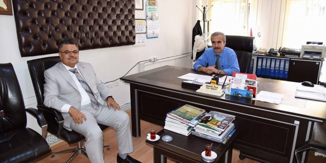 Başkan Yağcı, Nüfus Müdürü Önce ile bir araya geldi