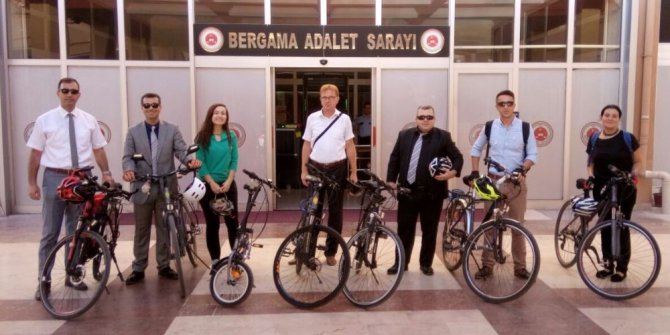 Bergama’da Avrupa Hareketlilik Haftası’ bisiklet turu