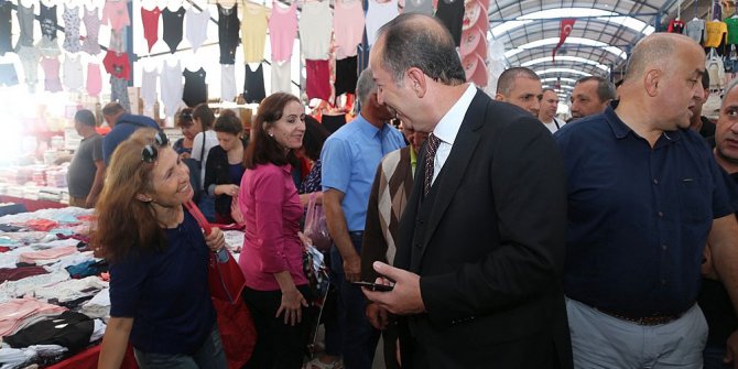 Edirne Belediye Başkanı Gürkan Ulus Pazarı’nda