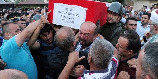 Konya şehidi Halis Özcengiz toprağa verildi