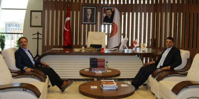 Cumhuriyet Başsavcısı Şahin’den Rektör Bağlı’ya ziyaret