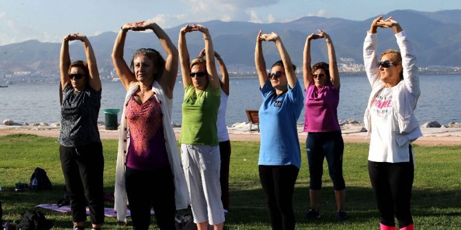 Karşıyakalılar güne sporla başlıyor