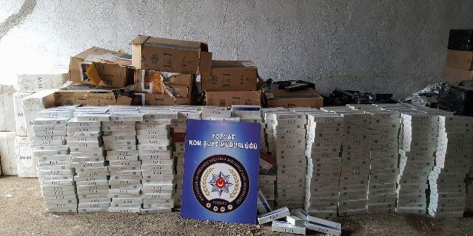 Yozgat Emniyeti 60 Bin Kaçak Sigara Ele Geçirdi