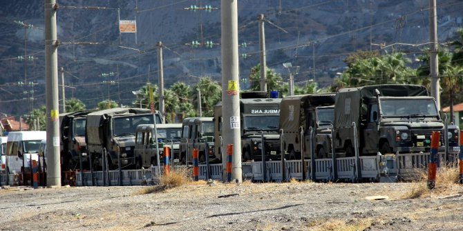 Askeri sağlık araçları Hatay’da
