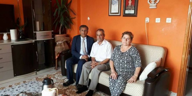 Başkan Pamuk, şehit ailelerini ve gazileri ziyaret etti