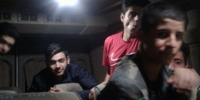 Milas’ta 91 Suriyeli sığınmacı yakalandı