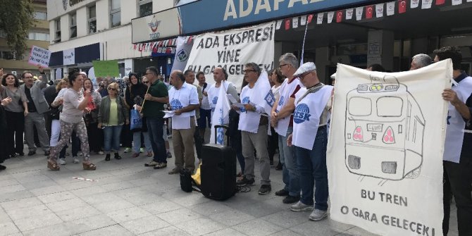 Ada Express’i için eylem yaptılar