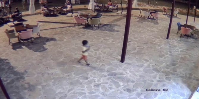 Vahşetin kurbanı 5 yaşındaki çocuğun son görüntüleri