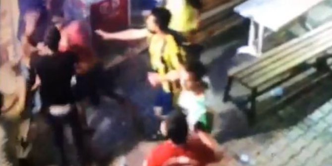 Halı saha kavgası kamerada