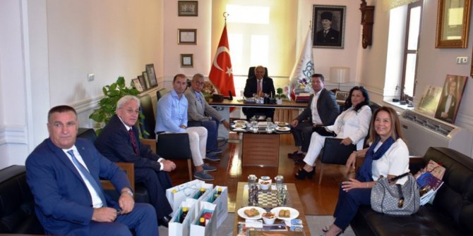 Kardeş şehir Romanya’nın Tekirgöl Belediyesi Süleymanpaşa’da