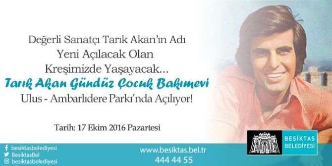 Tarık Akan Çocuk Ve Bakımevi Açılıyor