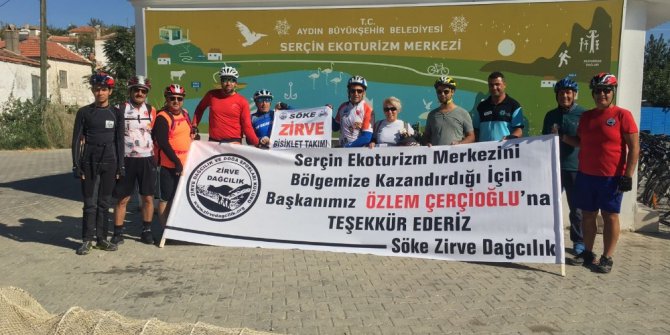 Söke Zirve Dağcılık Başkan Çerçioğlu’na teşekkür etti