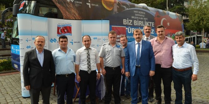 Çalışma hayatında milli seferberlik otobüsü Trabzon’da