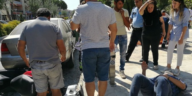 Milas’ta motosikletler çarpıştı: 2 yaralı