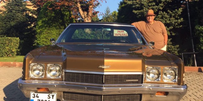 Usta Oyuncu Rasim Öztekin’in klasik araba tutkusu