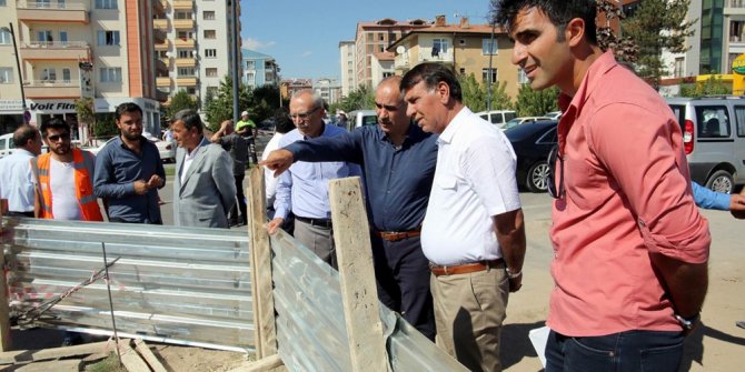 Stadyum bölgesine üst geçit yapılıyor