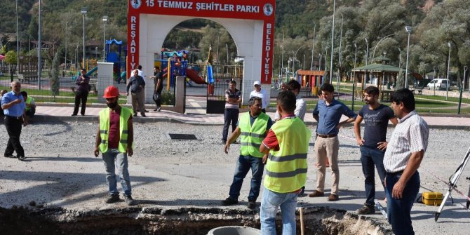 Reşadiye’de alt yapı çalışmaları