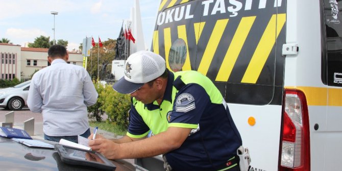 Okul servislerine ceza yağdı
