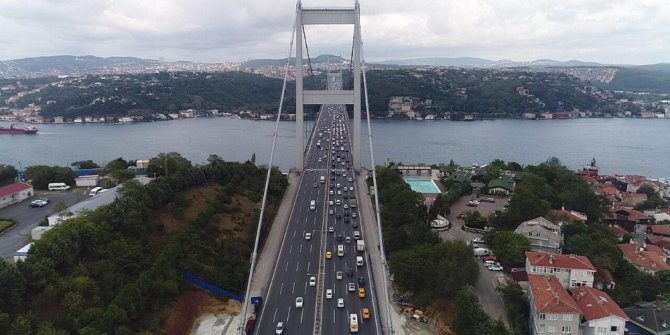 FSM Köprüsü’nde akşam trafiği yoğunluğu