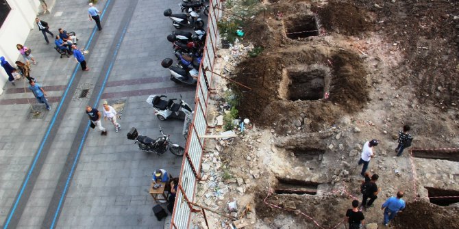 İnşaat alanından kültür varlıkları çıktı