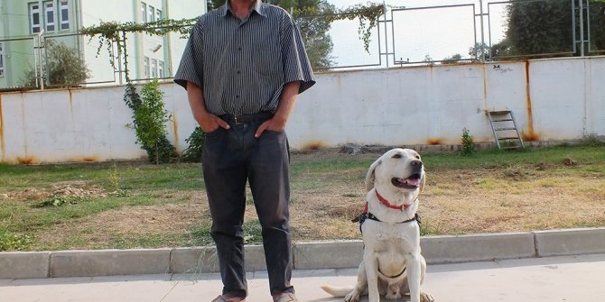 İz takip köpeği Cevher’in büyük başarısı