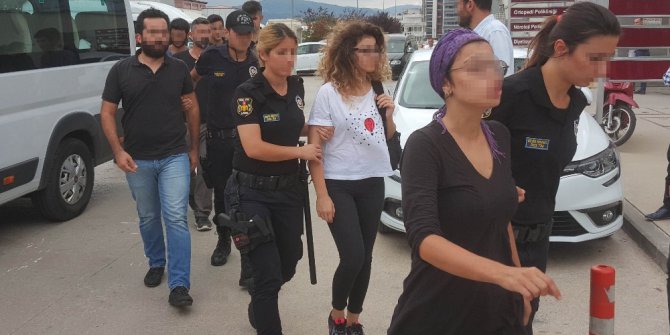 Samsun’da izinsiz eyleme 5 gözaltı