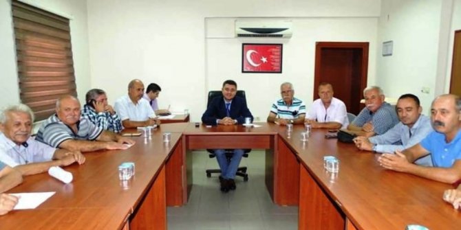 Kaymakam Sürücü, muhtarlarla buluştu