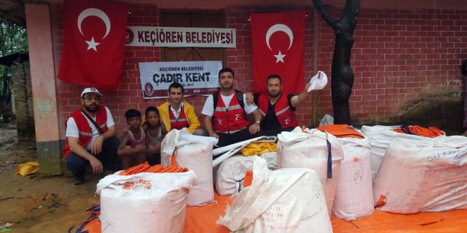 Arakanlı Müslümanlara ulaşan tek belediye