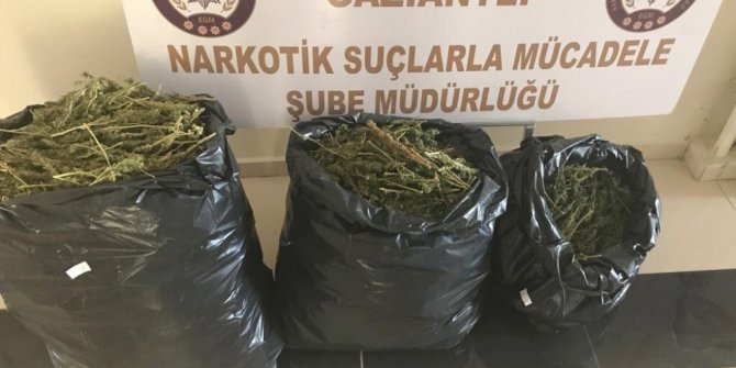 Gaziantep’te 20 kilo uyuşturucu madde ele geçirildi