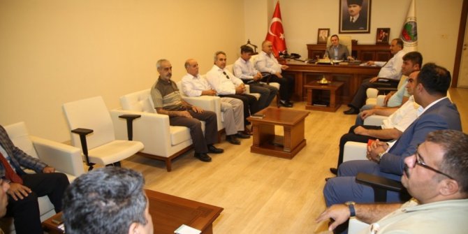 Başkan Taşkın muhtarlarla bir araya geldi