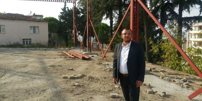 Umurbey kapalı pazar yeri çalışmaları başladı