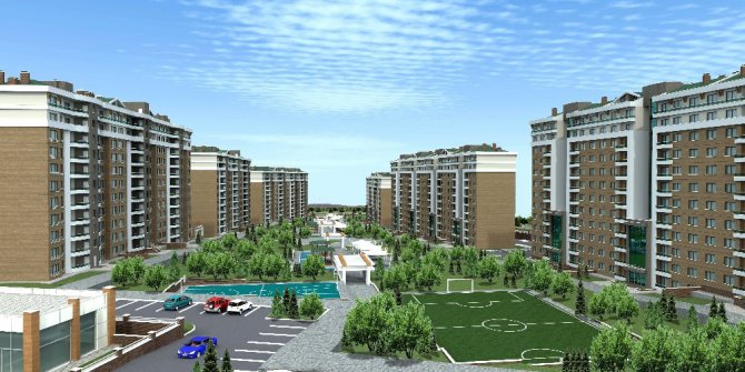 Konya’da bin 500 konutluk yaşam alanı