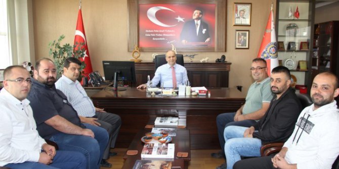 Meterisliler Taraftar Derneği Emniyet Müdürü Artunay’ı ziyaret etti
