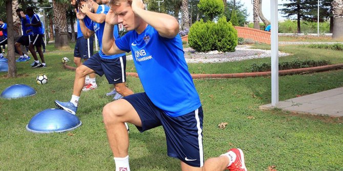 Trabzonspor denge ve kuvvet çalışması yaptı