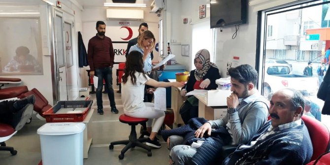 Sungurlu’da kan bağışı kampanyası