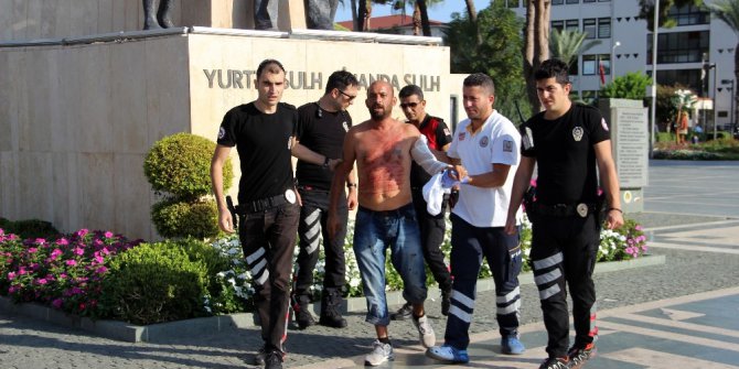 İşsizim deyip ortalığı birbirine kattı