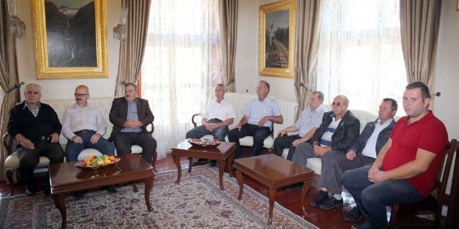 Muhtarlardan, Edirne Belediye Başkanı Gürkan’a Ziyaret