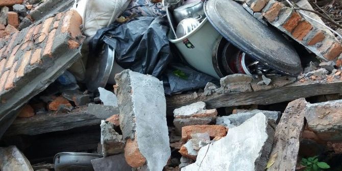 Kastamonu’da Evi Yıkılan Aile Yardım Bekliyor