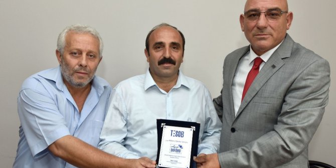 Yomra’da ayın şoförüne plaket