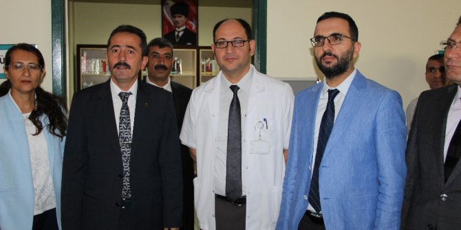 Hastanede kitap okuma salonu açıldı