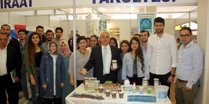 OMÜ balı fuarda görücüye çıktı