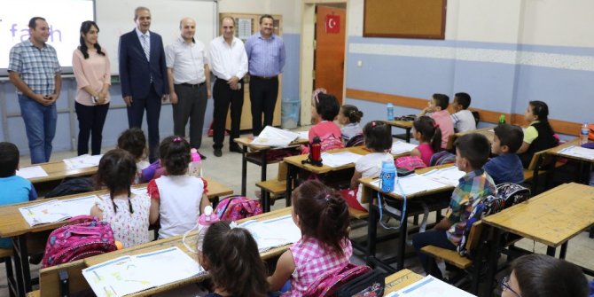 Demirkol, Süleyman Şah İlkokulu öğrencilerleriyle buluştu